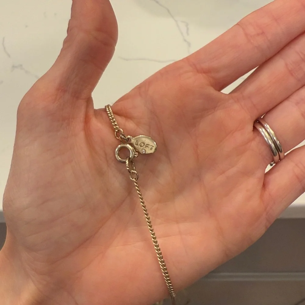 LOFT gold tassel necklace - Picture 2 of 4